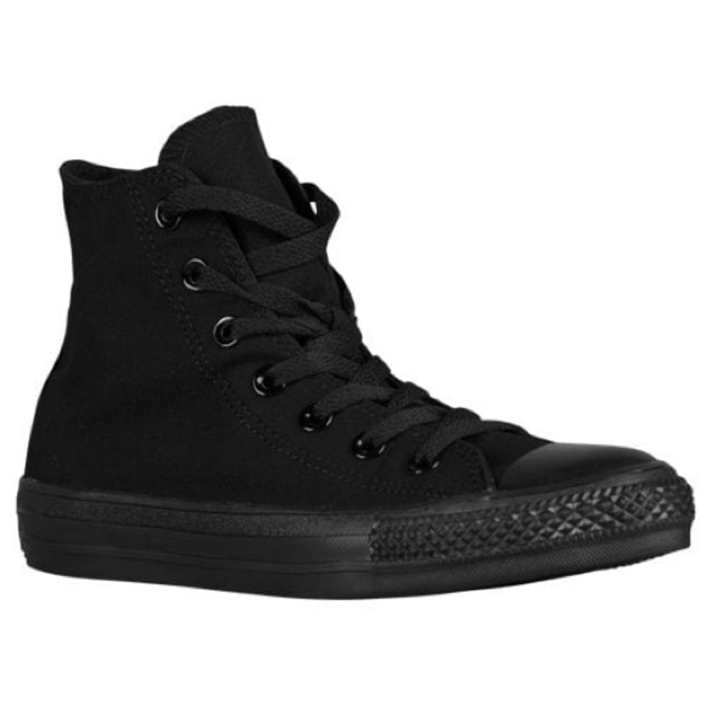 Black high top converse